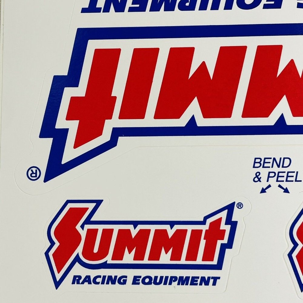 SUMMIT RACING EQUIPMENT Auto Car 8 Sticker Sheet Look Don’t Touch - Picture 6 of 8